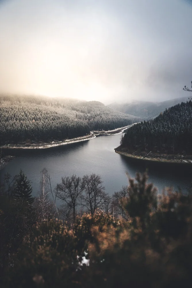 Ein ruhiger Winterabend - fotokunst von Lukas Litt