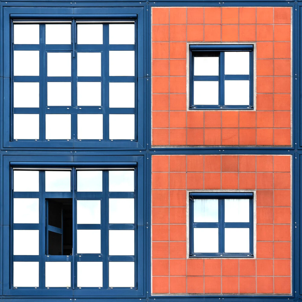 Quadrate blau und orange - Fineart photography by Stephan Rückert