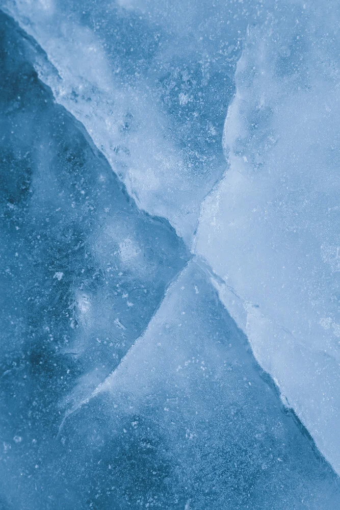 Ice cracks - fotokunst von Sebastian Worm