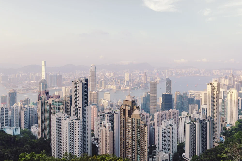 Hong Kong Skyline - fotokunst von Pascal Deckarm