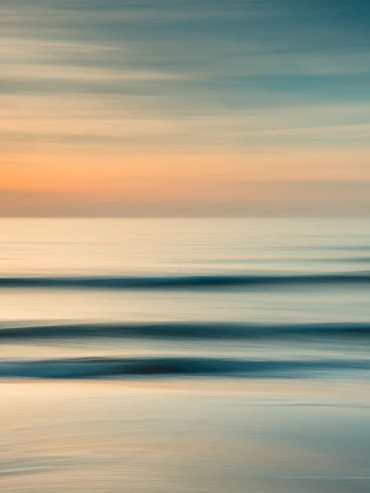 Sunset at the coast - fotokunst von Holger Nimtz