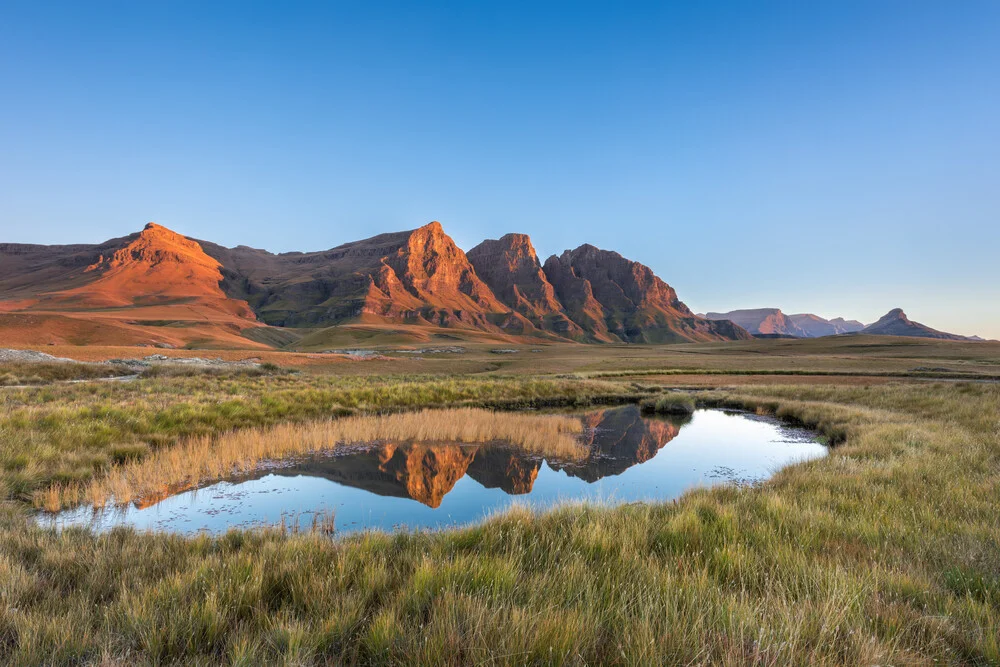 Spieglein, Spieglein im See - fotokunst von Dirk Steuerwald