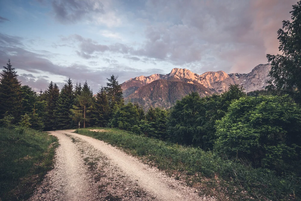 Sunset in Upper Austria, Österreich – Fotokunst von Kosianikosia  als Poster oder Acrylglasbild