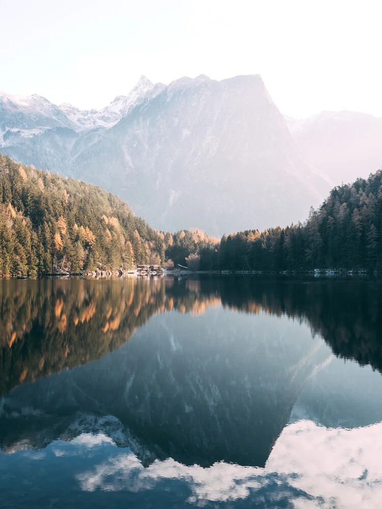 Autumnal reflection - fotokunst von Sebastian ‚zeppaio' Scheichl