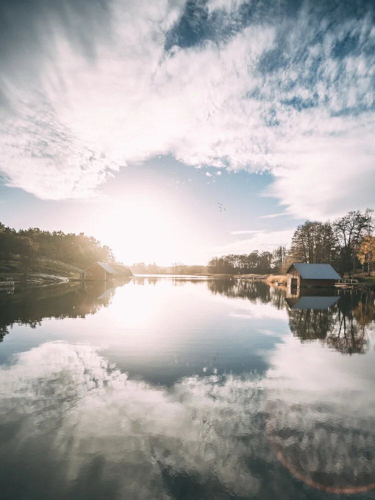 Sunset in Finland - fotokunst von Sebastian ‚zeppaio' Scheichl