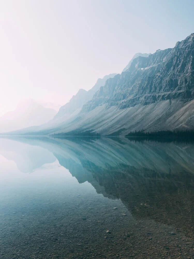 Mountain reflection - fotokunst von Sebastian ‚zeppaio' Scheichl
