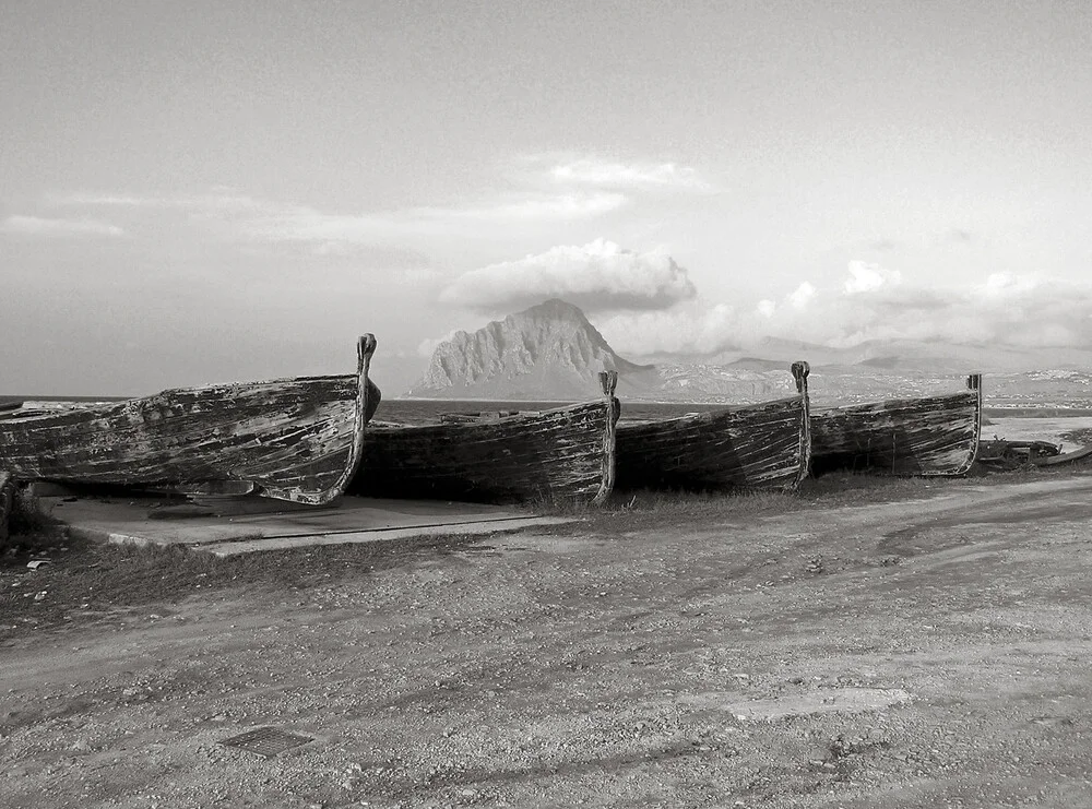 Trapani - Porto Vecchio  - Sicilia - mare mare mare - fotokunst von Silva Wischeropp