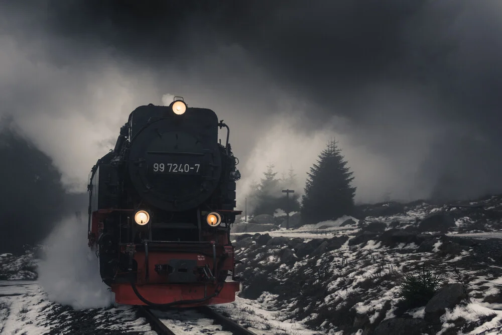The last train to the Brocken - Fineart photography by Oliver Henze