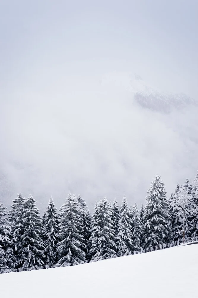 Winter in den Alpen - fotokunst von Martin Wasilewski