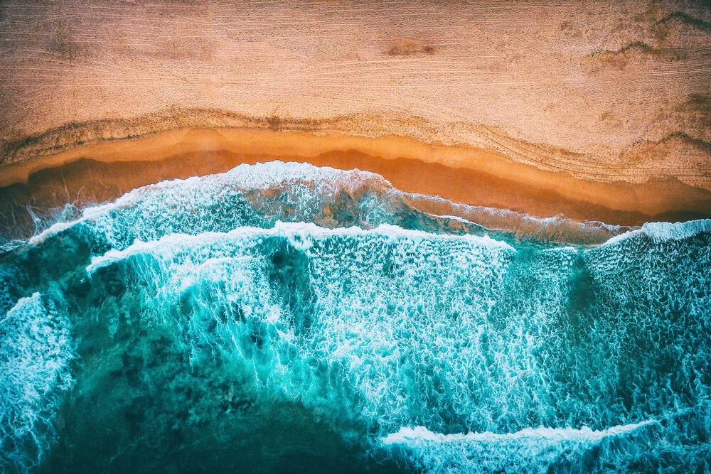 Tropical VII - Beach Waves III - fotokunst von Artenyo _