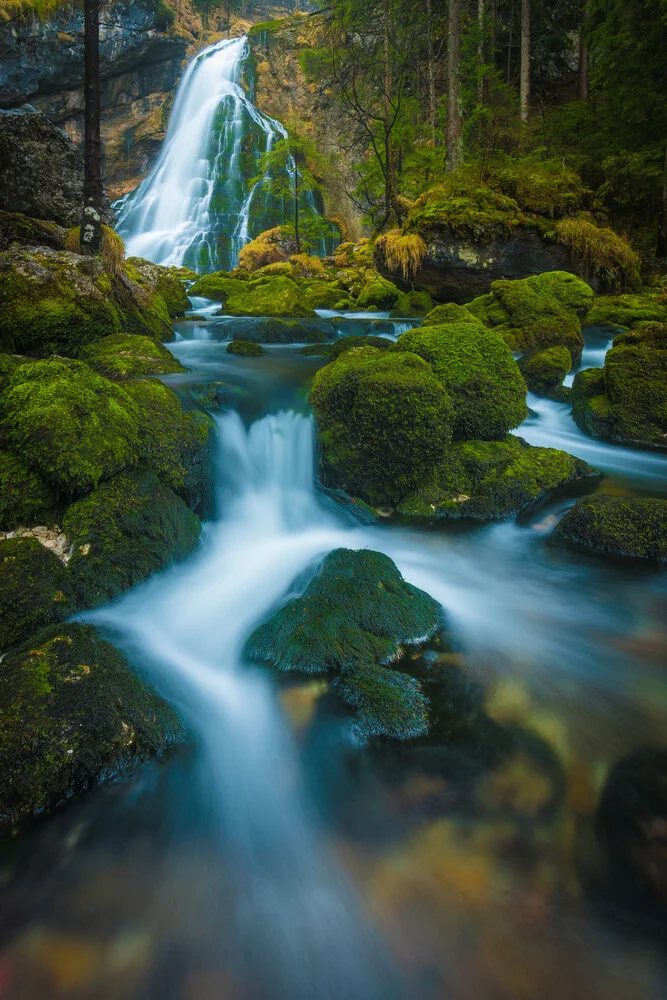 Schwarzbachfall - fotokunst von Martin Wasilewski