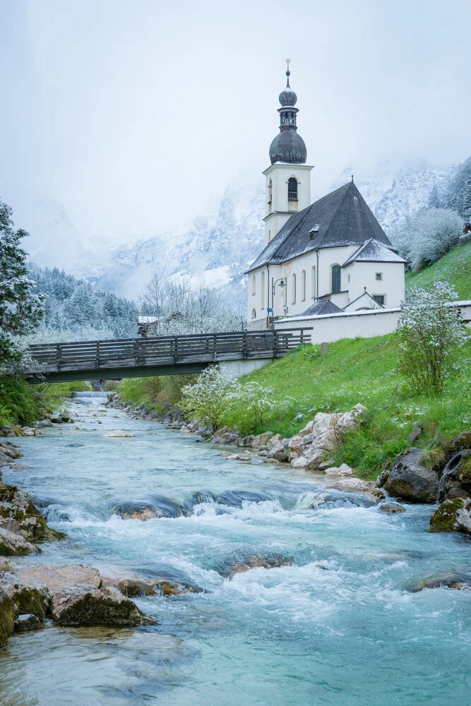 Schnee in Ramsau - fotokunst von Martin Wasilewski