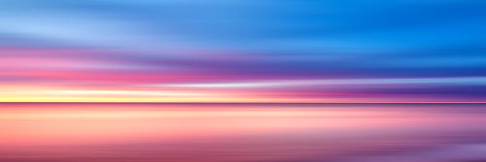 Abstract Sunset V - Panoramic - fotokunst von Artenyo _
