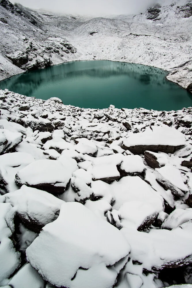 Wildsee mountain lake in winter - Fineart photography by Peter Wey