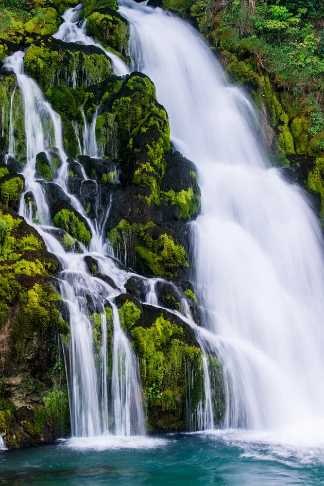 Waterfall at Jaun - Fineart photography by Peter Wey