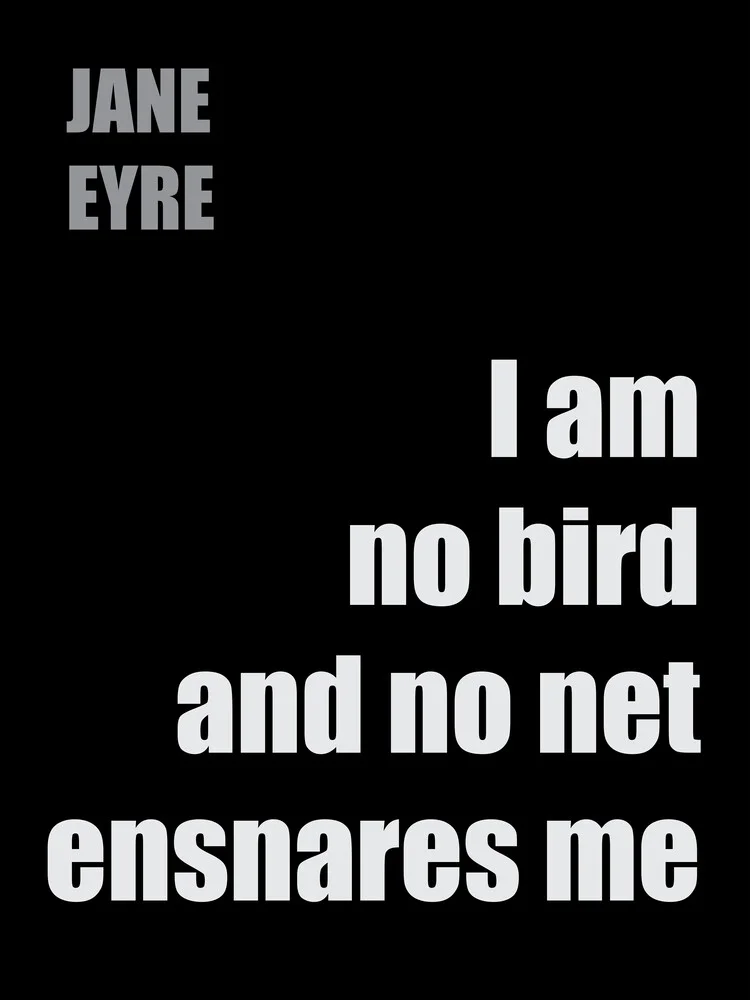 No Bird - fotokunst von Typo Art