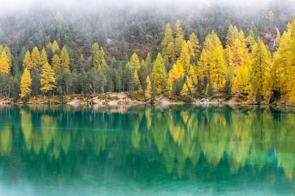 Bergsee im Herbst - fotokunst von Mamo Photography
