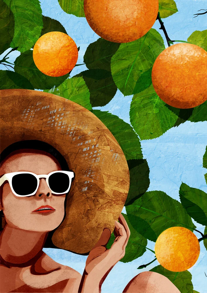 Oranges - fotokunst von Katherine Blower