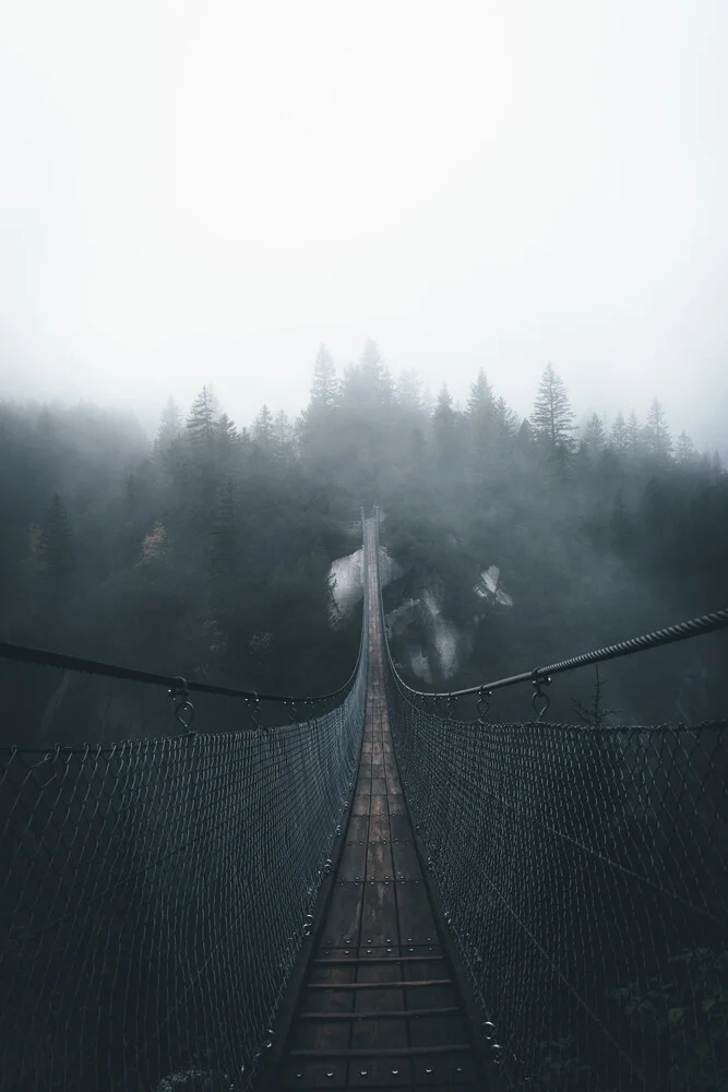 Handeckfallbrücke - fotokunst von Jonas Hafner