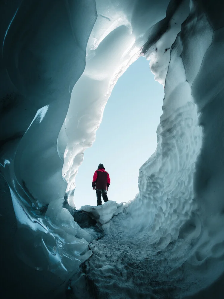 the glacier entrance - fotokunst von Ivan Bandic