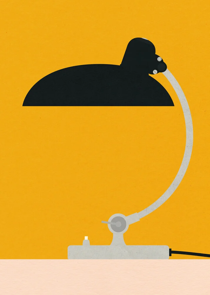 Bauhaus Table Lamp Kaiser Idell 6631 - fotokunst von Rosi Feist