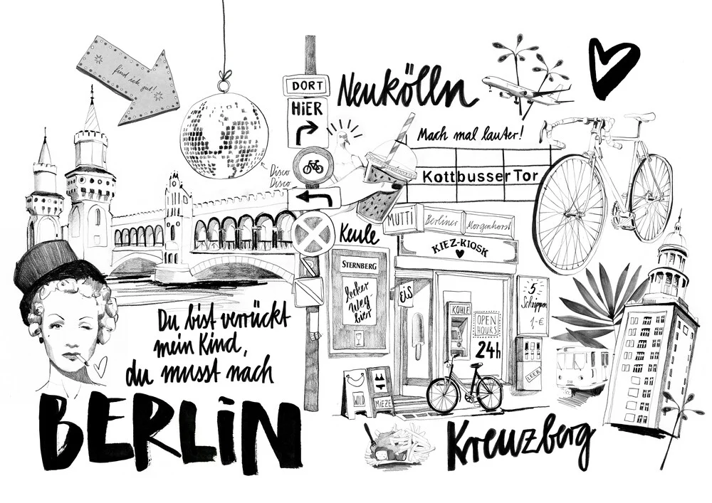 Berlin 1 - fotokunst von Ekaterina Koroleva