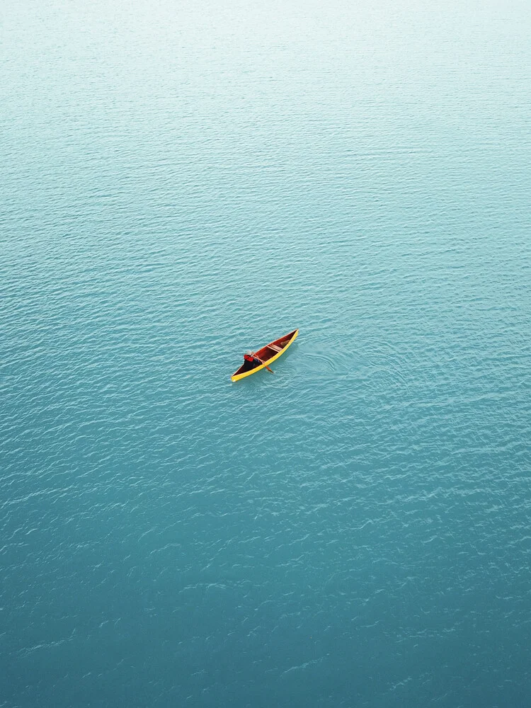 Canoeing in New Zealand - fotokunst von Frida Berg