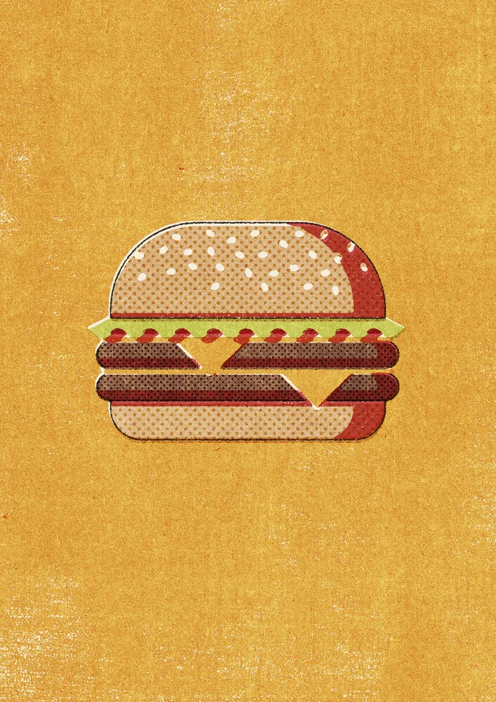 FAST FOOD Burger - fotokunst von Daniel Coulmann
