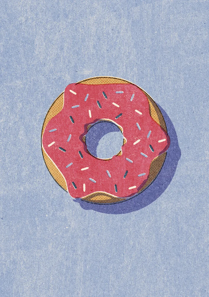 FAST FOOD Donut - fotokunst von Daniel Coulmann