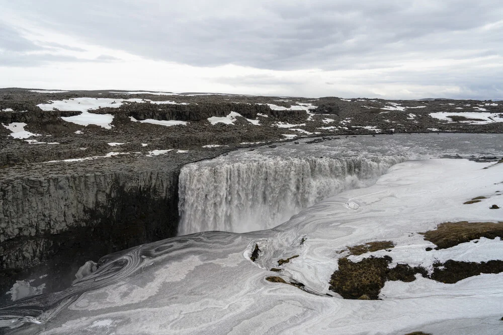 Winterlicher Dettifoss - fotokunst von Marvin Kronsbein