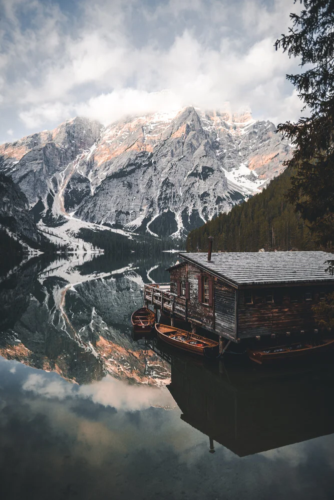 Pragser Wildsee - Lago di Braies - fotokunst von Christian Becker