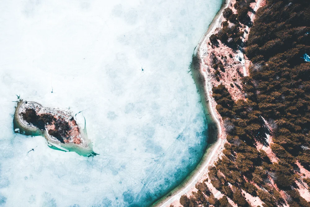 Ufer des Eibsees - fotokunst von Christian Becker