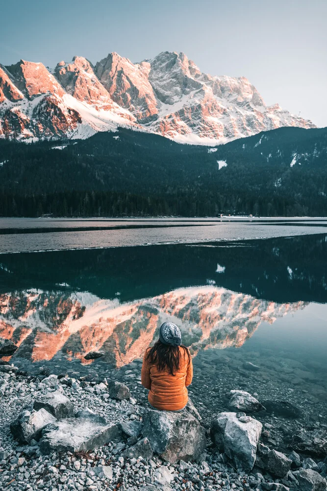 Eibsee / Zugspitze - fotokunst von Christian Becker