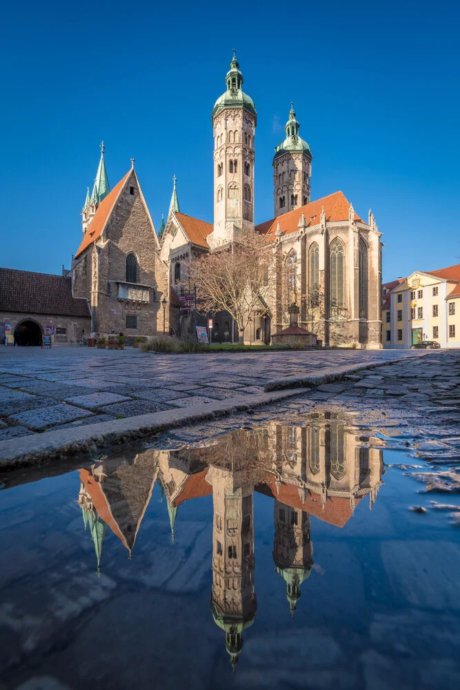 Naumburg Cathedral in the mirror - Fineart photography by Martin Wasilewski