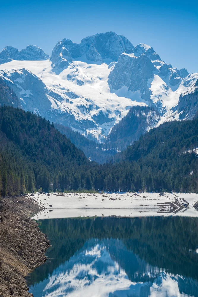 Dachstein mit Gletscher - fotokunst von Martin Wasilewski