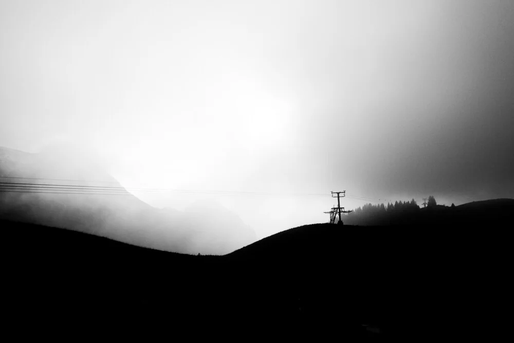 NEBEL LINIE - fotokunst von Jan Henryk Köppen