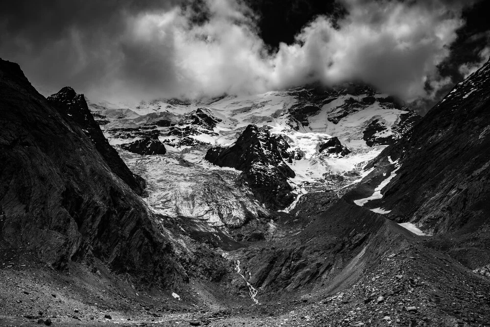 Gletscher am Manali Leh Highway - fotokunst von Michael Wagener