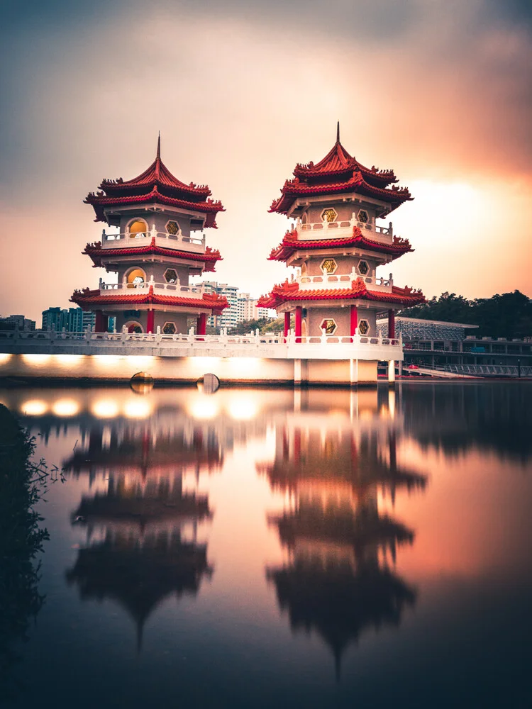 pagoda twins - Fineart photography by Dimitri Luft