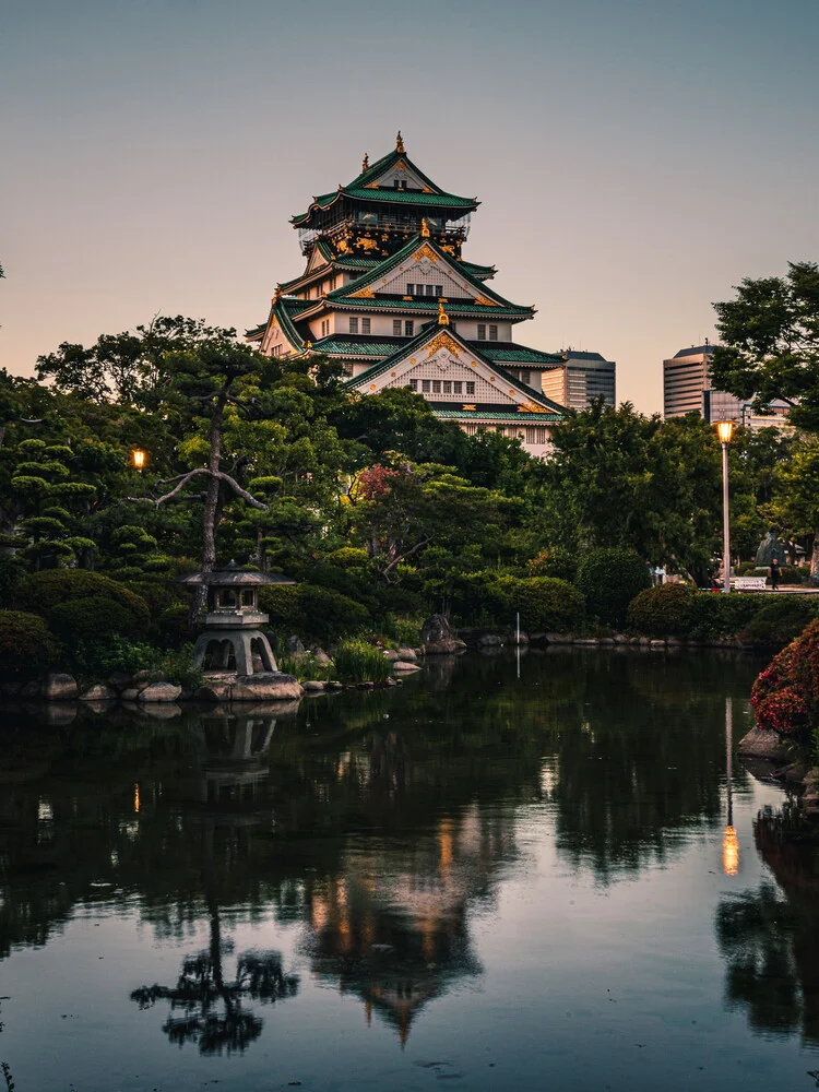 Osaka castle - fotokunst von Dimitri Luft