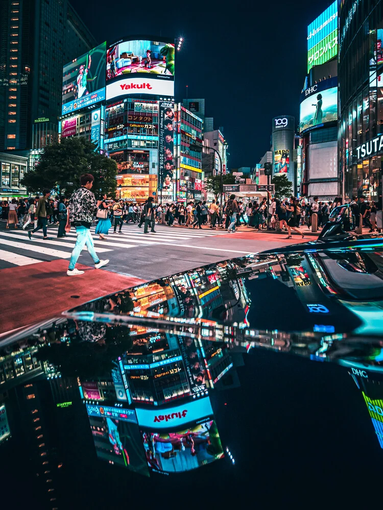 shibuya reflection - fotokunst von Dimitri Luft