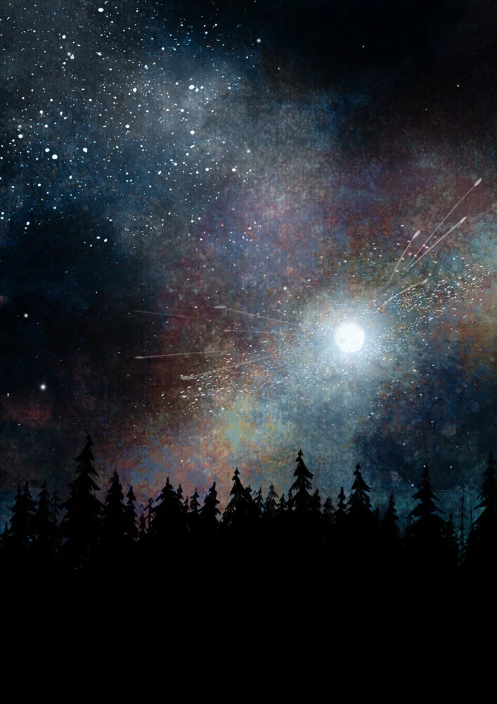 Night skies - fotokunst von Katherine Blower