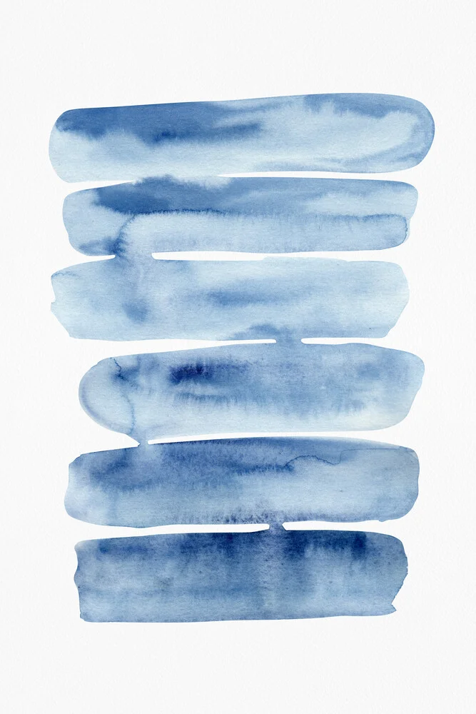 Watercolor Stripes Painting - Fineart photography by Cristina Chivu