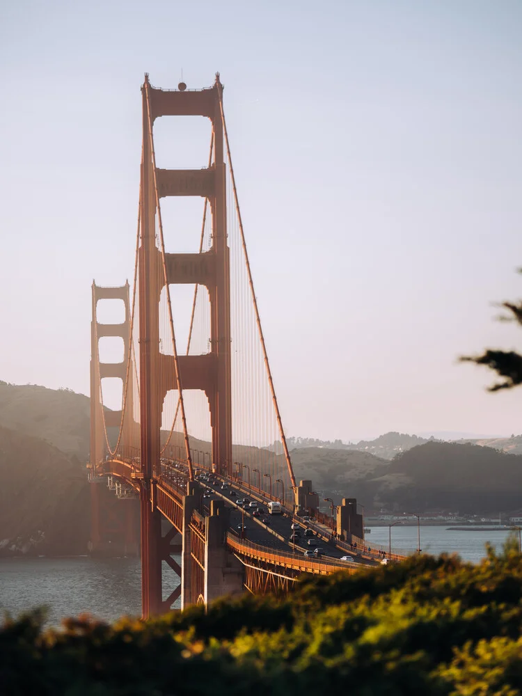 Golden Gate Bridge while sunset - Fineart photography by André Alexander