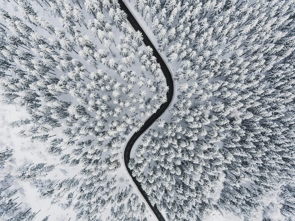 Winter Roads - fotokunst von Lina Jakobi