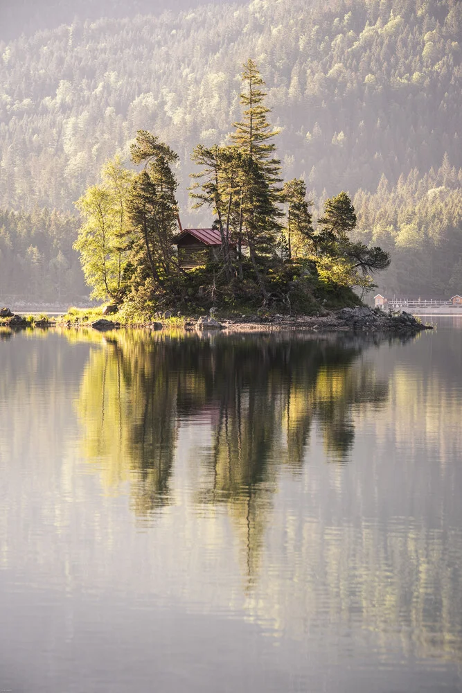 Insel in der Morgensonne - fotokunst von Lina Jakobi