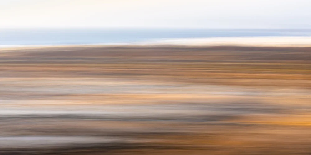 Verwischte Vulkane - Fuerteventura - fotokunst von Valentin Pfeifhofer