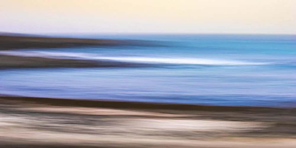 Verwischtes Meer - Lanzarote - fotokunst von Valentin Pfeifhofer