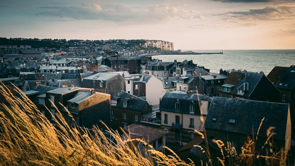 Goldene Stunde in Mers-les-Bains - fotokunst von Eva Stadler