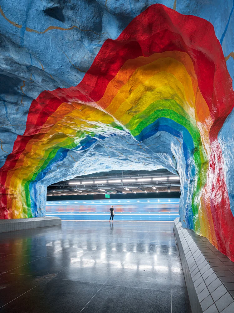 rainbow wave - fotokunst von Dimitri Luft