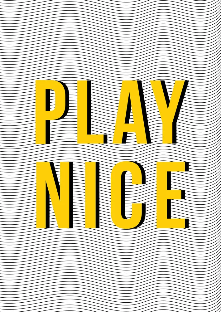 Play Nice - fotokunst von Frankie Kerr-Dineen